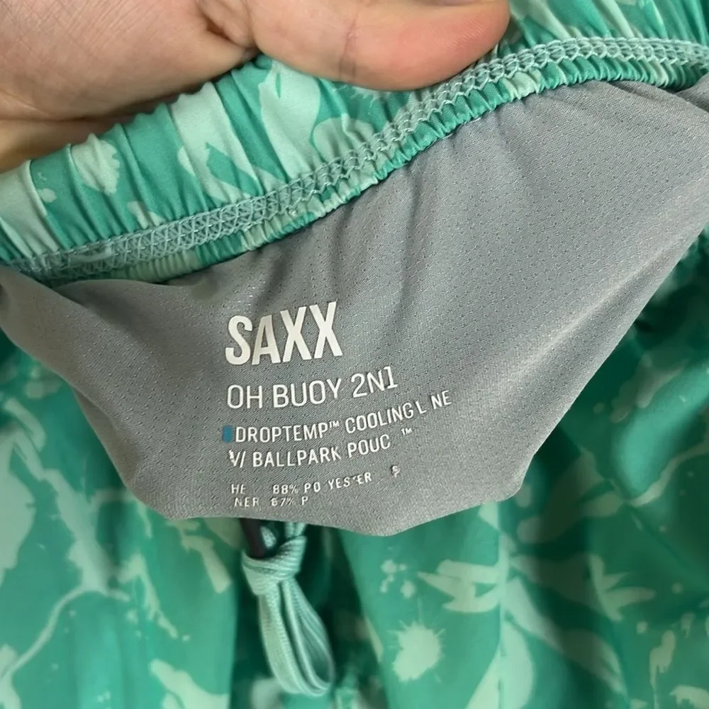 SAXX MEN'S SWIMWEAR - OH BUOY 2N1 VOLLEY SHORT XS/S